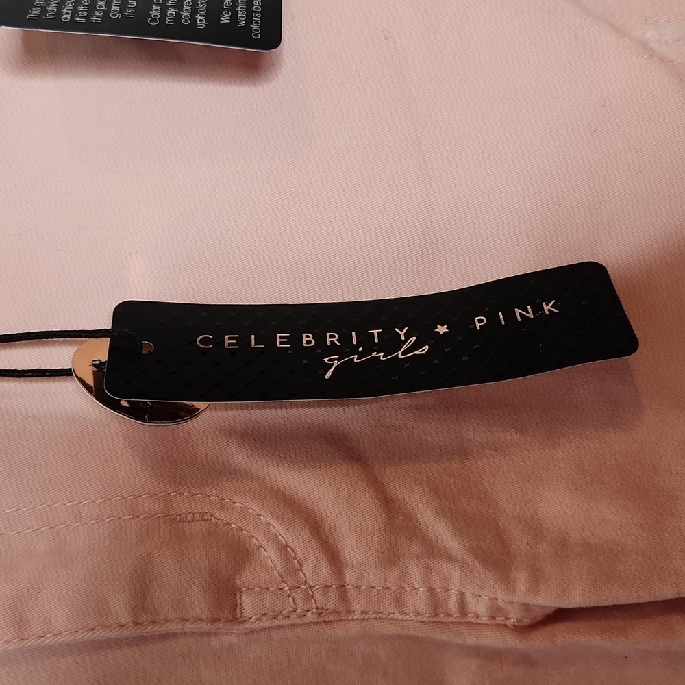 Celebrity Pink Ankle Skinny Pink Jeans Distressed Size 10 NWT - Picture 12 of 14